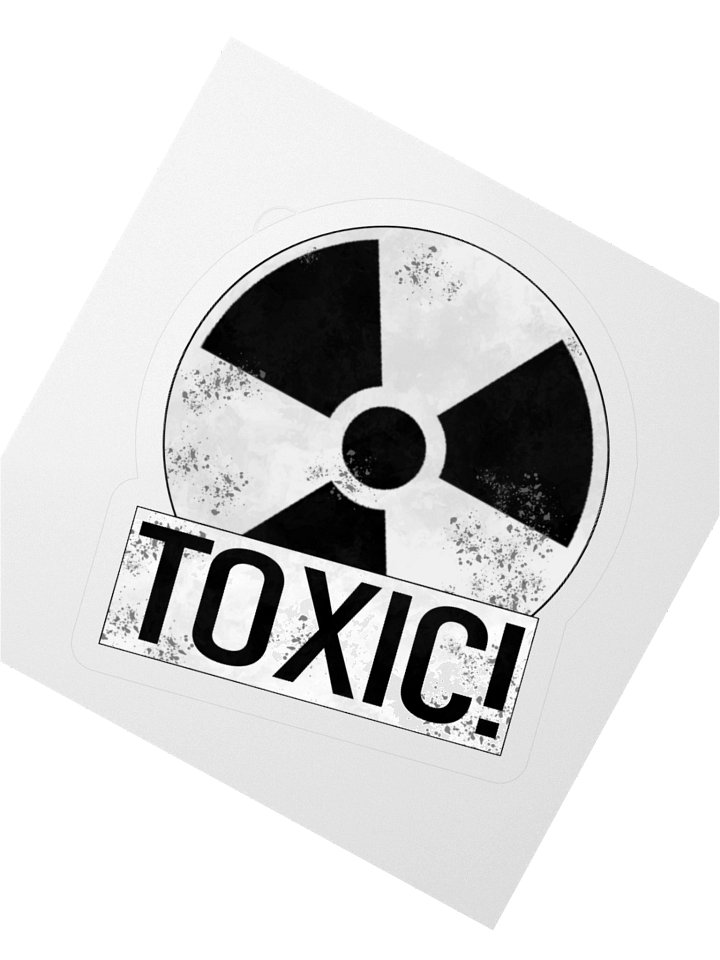Agony of Hearts Radioactive Sticker product image (2)