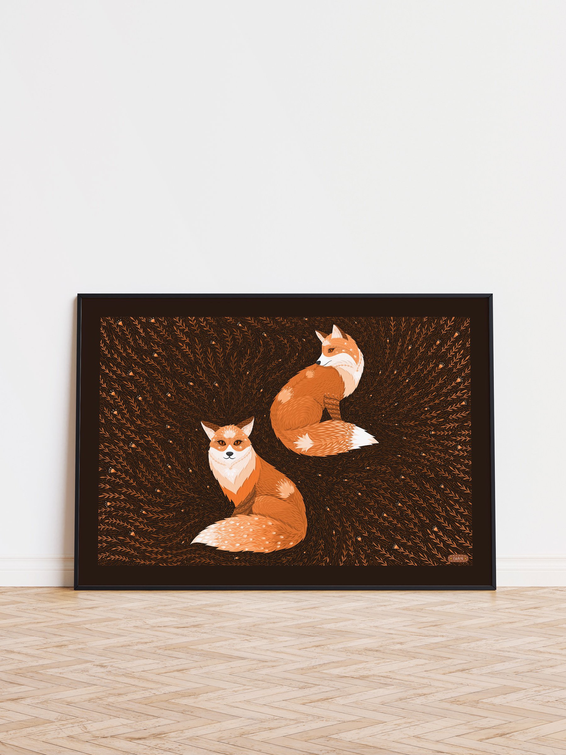 Whimsical Red Fox Art product image (1)
