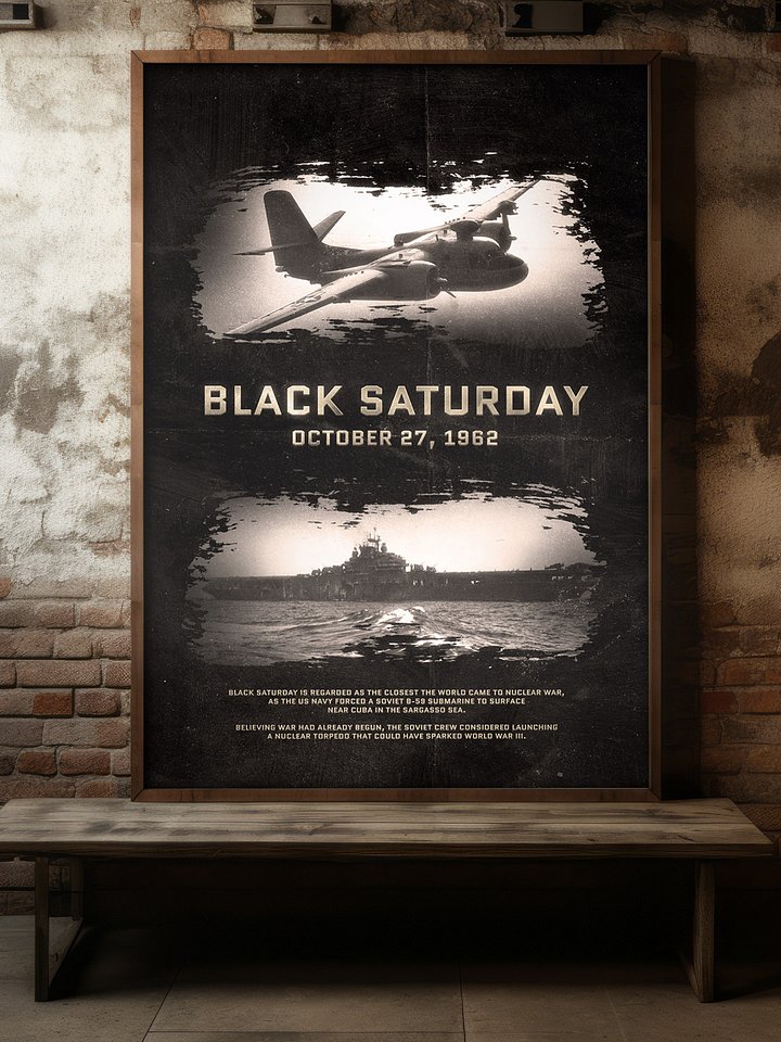 Black Saturday 1962 (Framed Poster) product image (1)