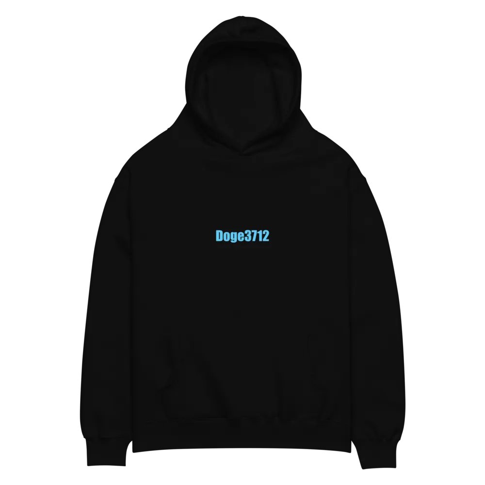 Doge3712 Hoodie mit schrift backprint product image (2)