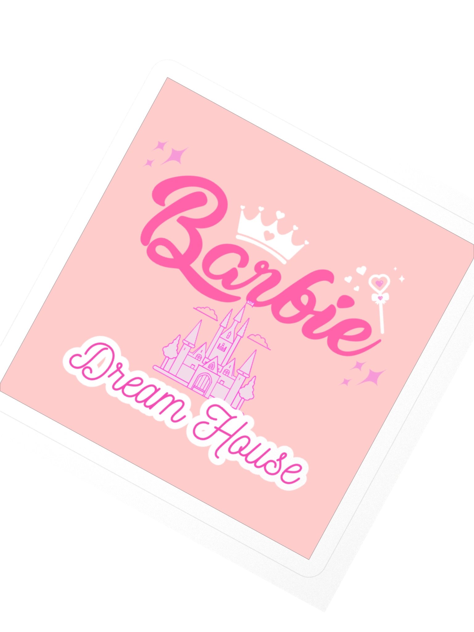 Barbie Movie Barbie Dream House Square Sticker product image (2)