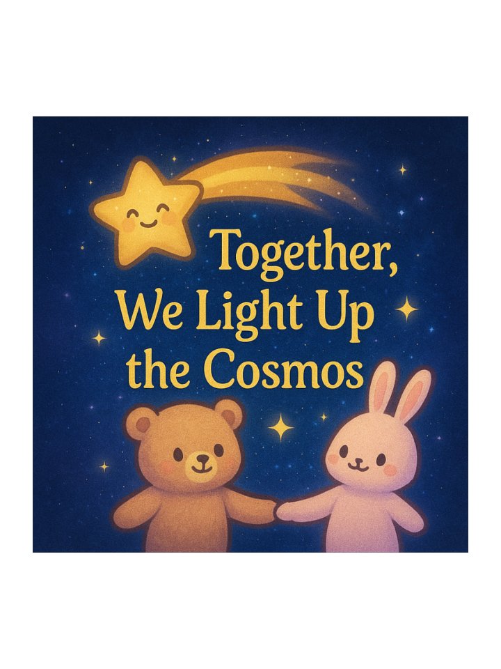 Cosmic Friendship Kiss Cut Stickers product image (2)