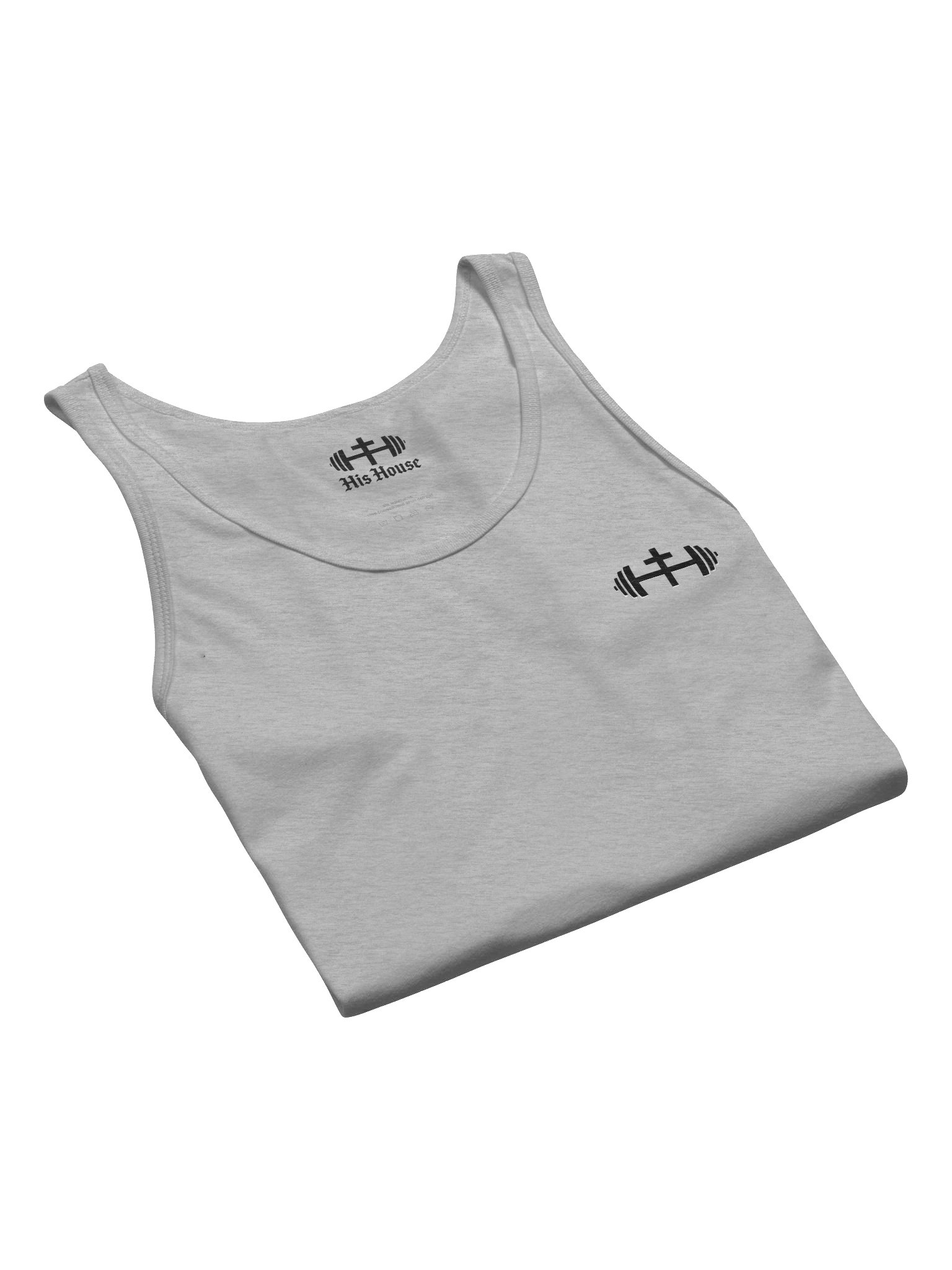 His House Mens Jersey Tank - Grey/White product image (7)
