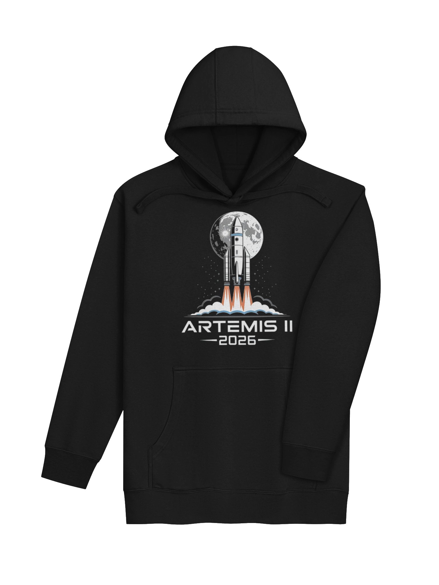 Artemis II Launch to The Moon Space Mission 2026 Hoodie product image (4)