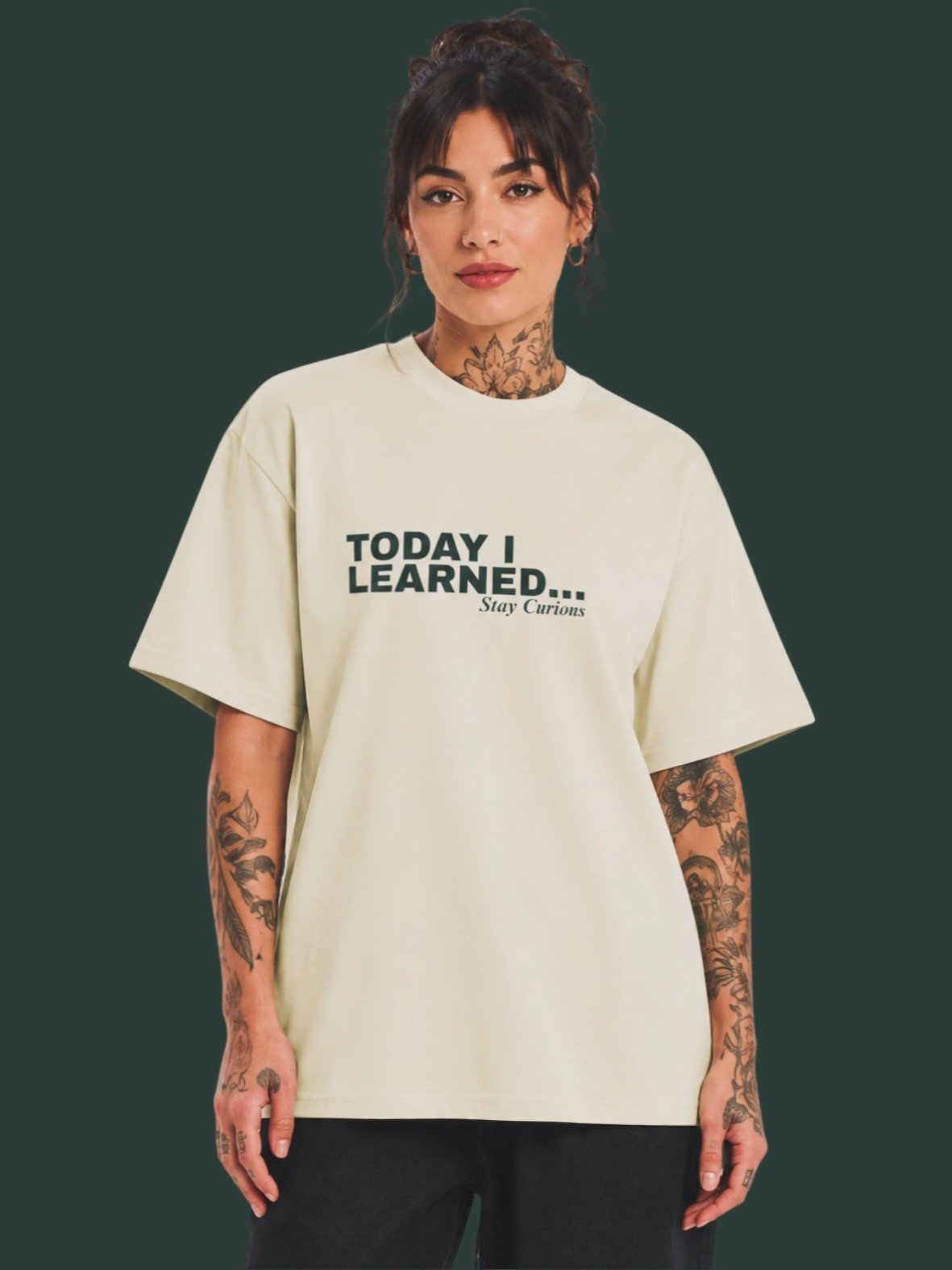 Today I Learned Heavyweight Tee (Butter) product image (3)