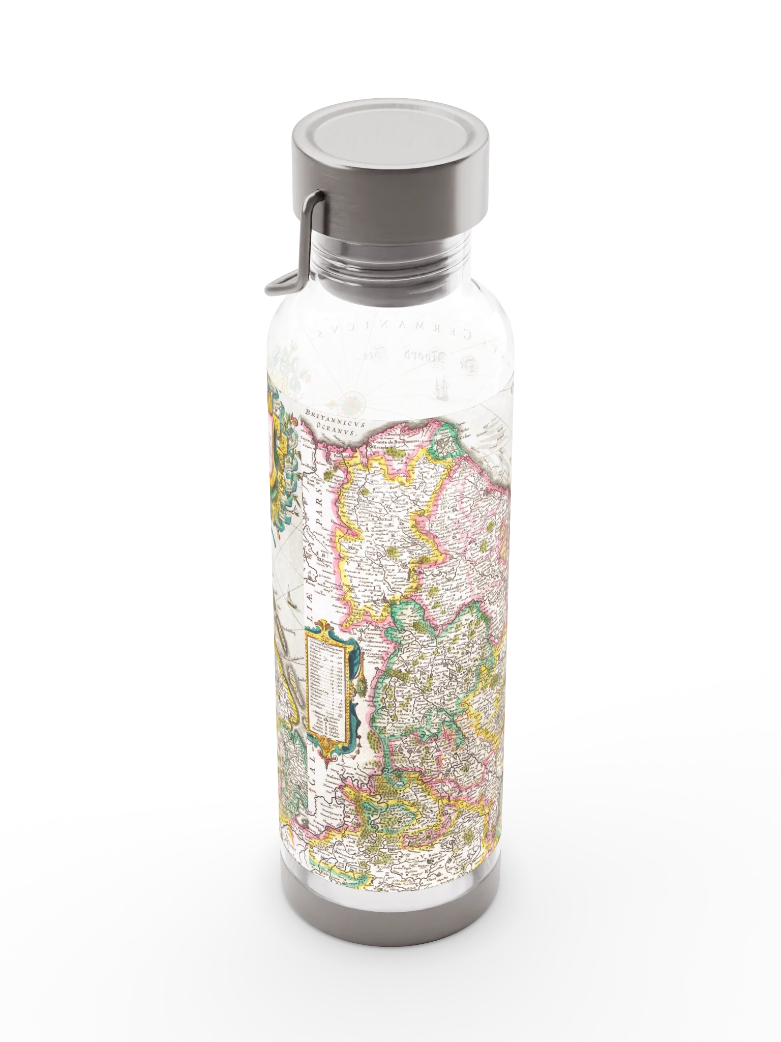 Historic Coastal Map Thor Sports Bottle product image (8)