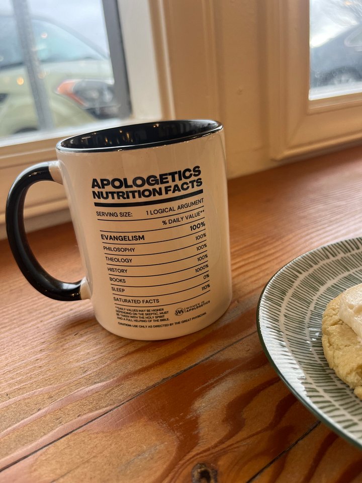 Apologetics Nutrition Facts Mug product image (1)