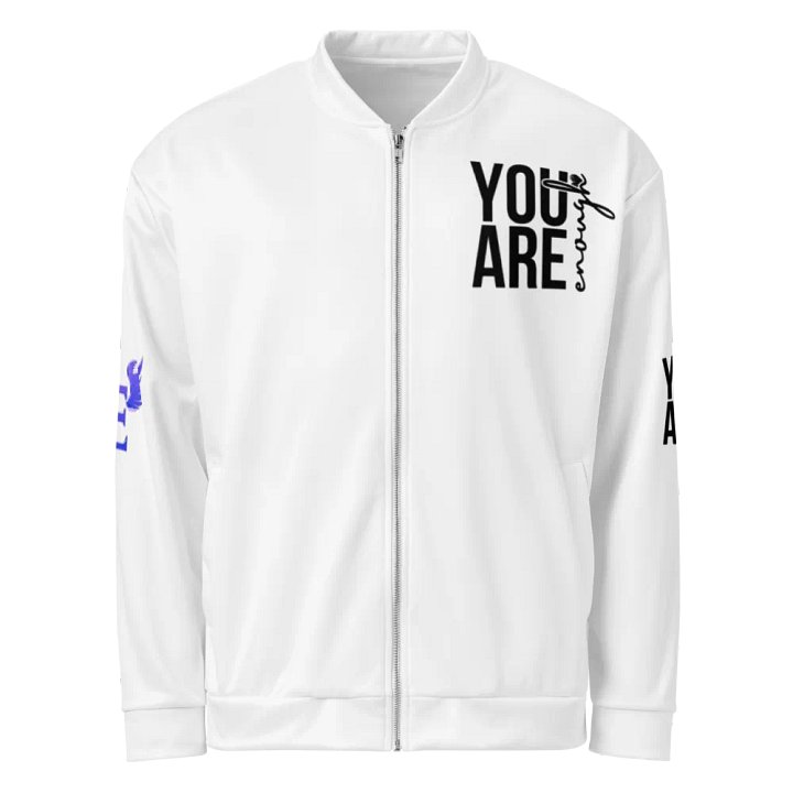 You are enough Gen 2: Thread of Destiny All-Over Print Bomber Jacket product image (1)