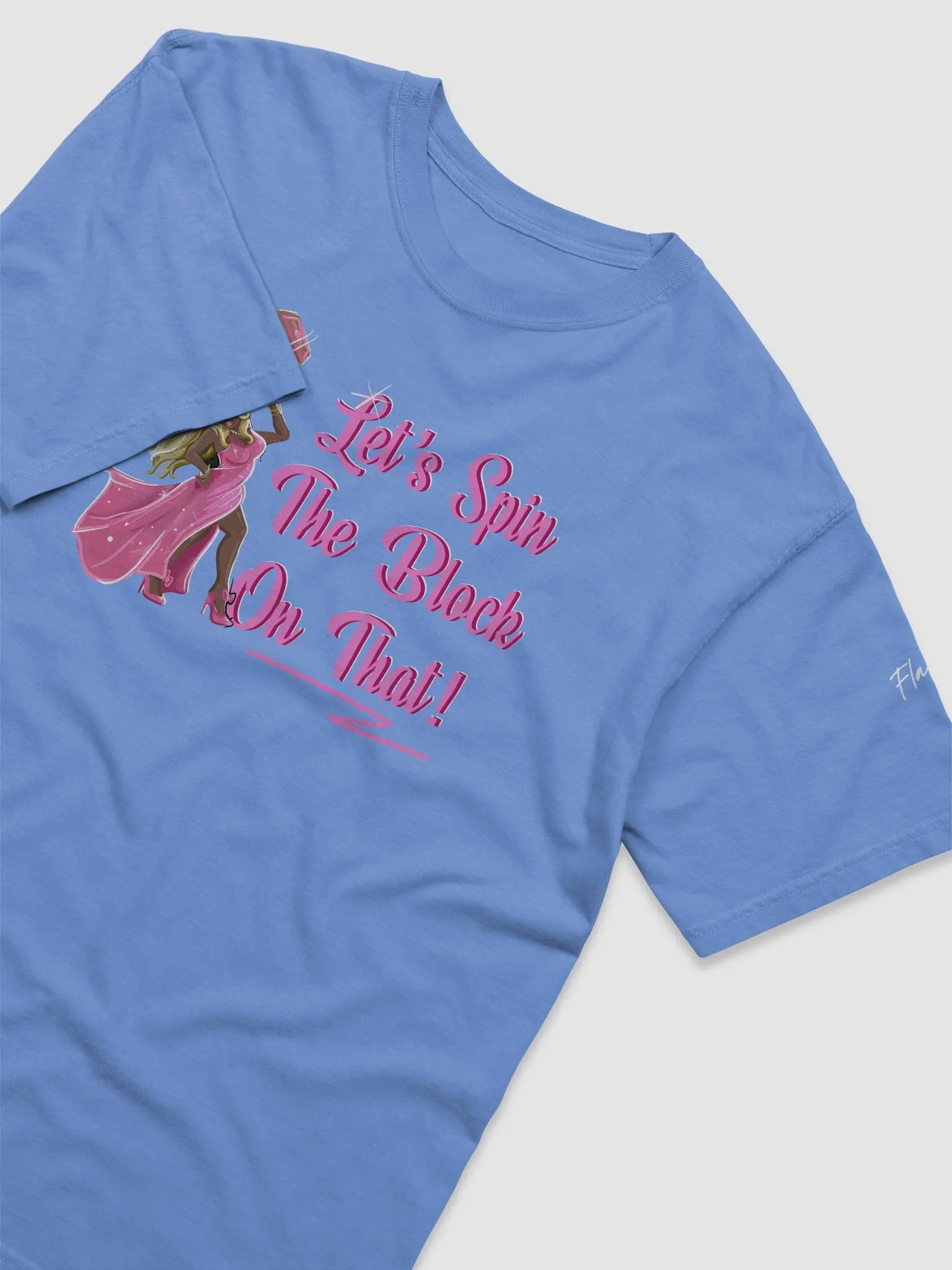 Let's spin the block tee product image (91)