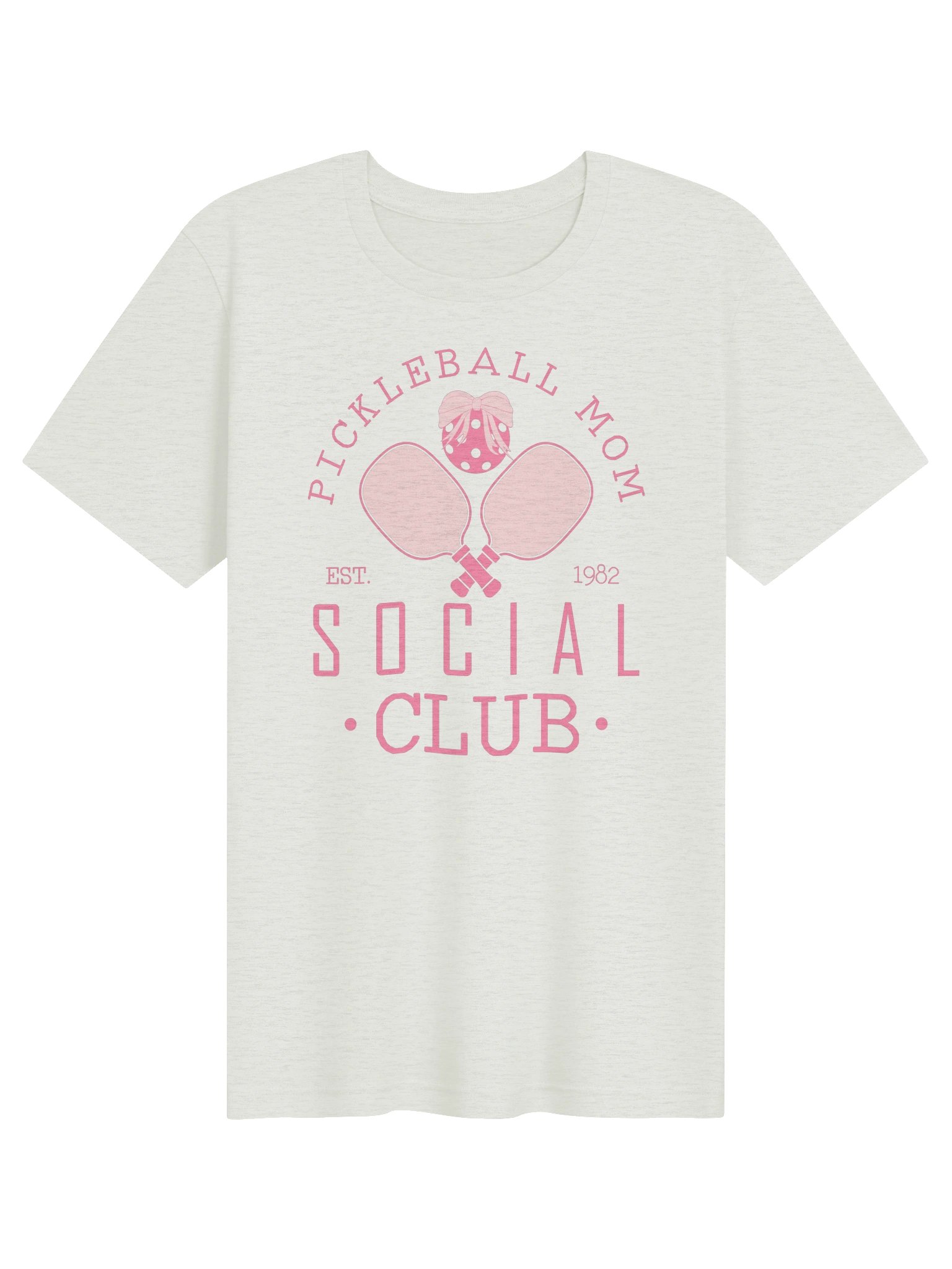 Pickleball Mom Social Club T-Shirt | Preppy Pickleball Mom Tee product image (4)