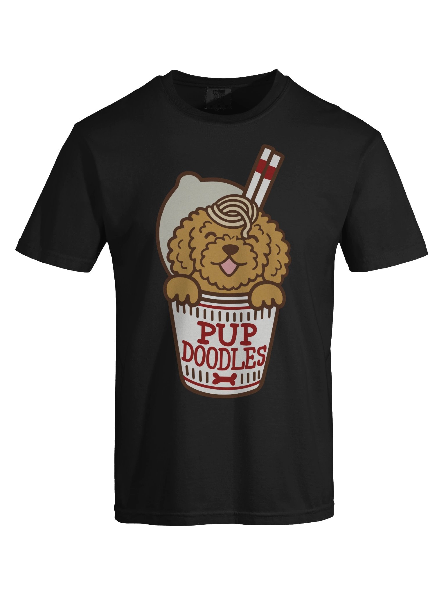 Cup of Pup Doodles Comfort Colors Unisex Tee product image (43)