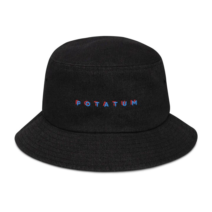 POTATUM 3D denim bucket hat product image (1)