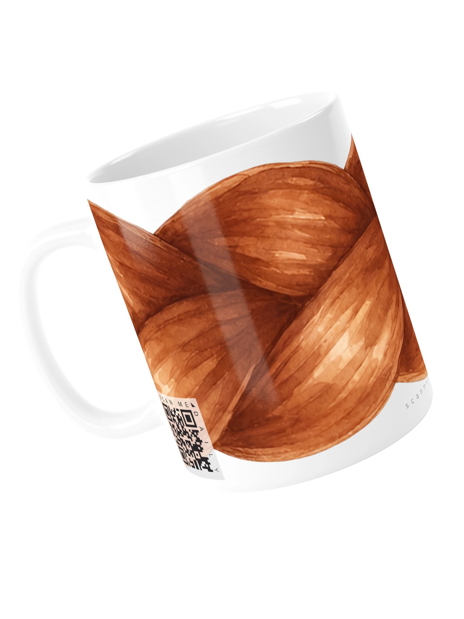 <i>Red Braid</i> • QR Mug<br /> With 160 Daily Quotes<br /> <small>Quotes from beloved novel<br />Anne of Green Gables (1908)</small> product image (6)