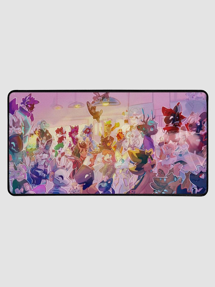 summer ice cream parlour 2023 - kofi members desk mat product image (1)