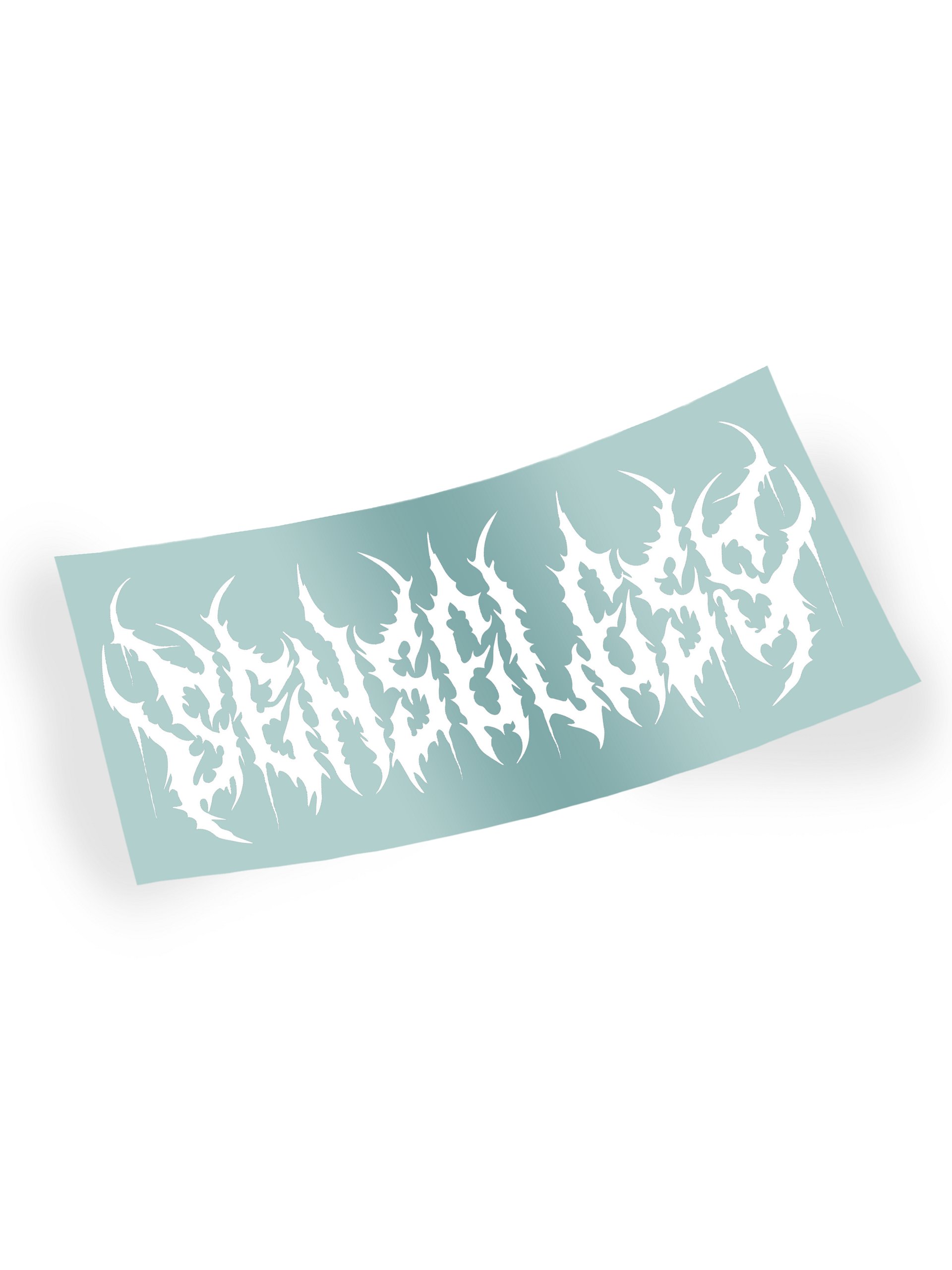 Metal Logo Mini Vinyl Sticker product image (1)