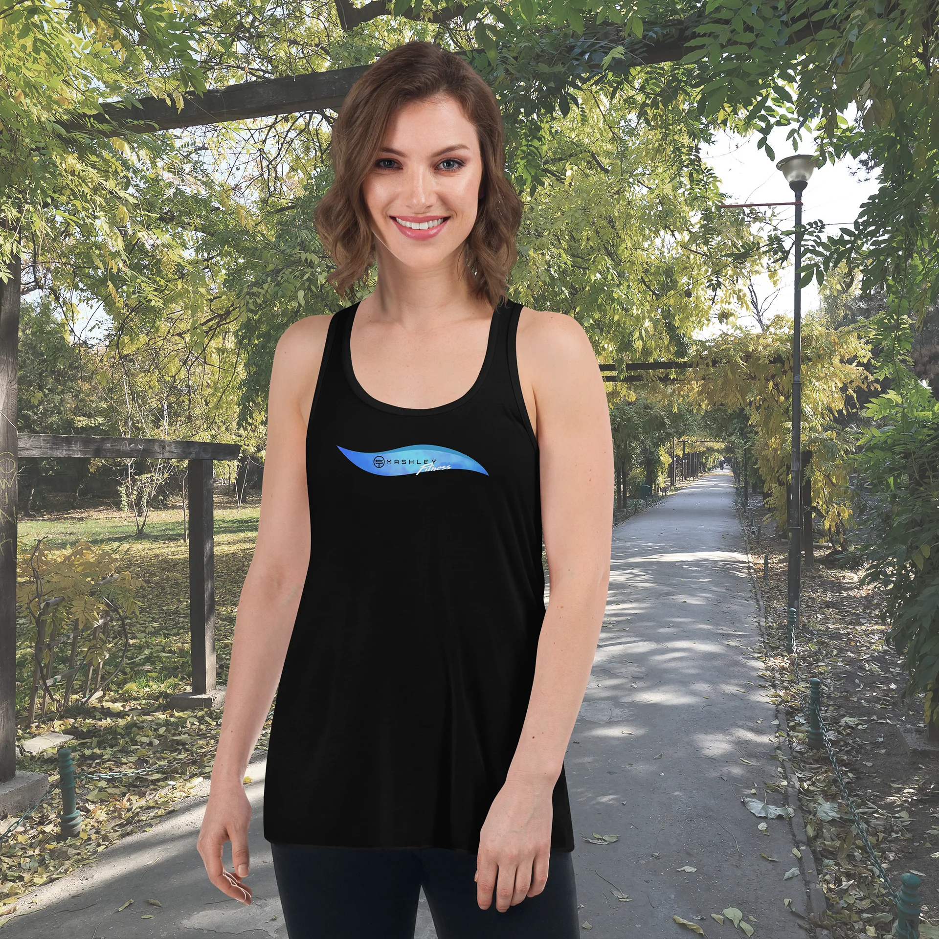 Smashley Fitness - Blue Wave Racerback Tank product image (1)