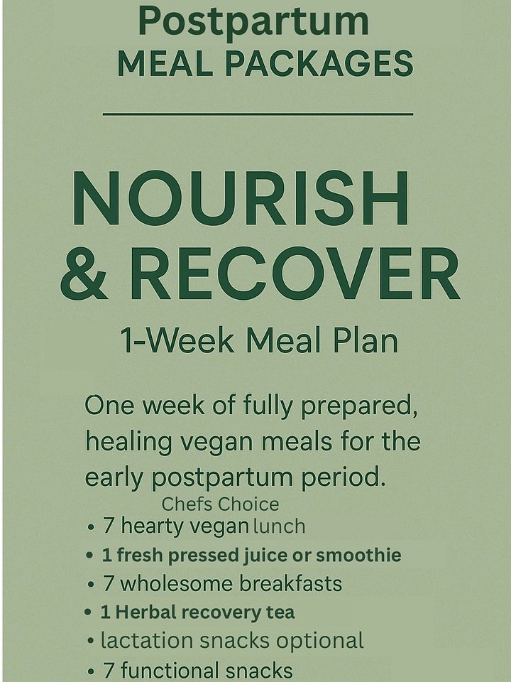 Nourish & Recover 1 week Meal Plan product image (1)