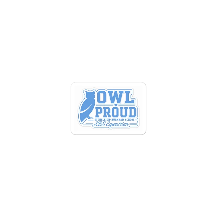 OWL PROUD SBS Equestrian Sticker product image (2)