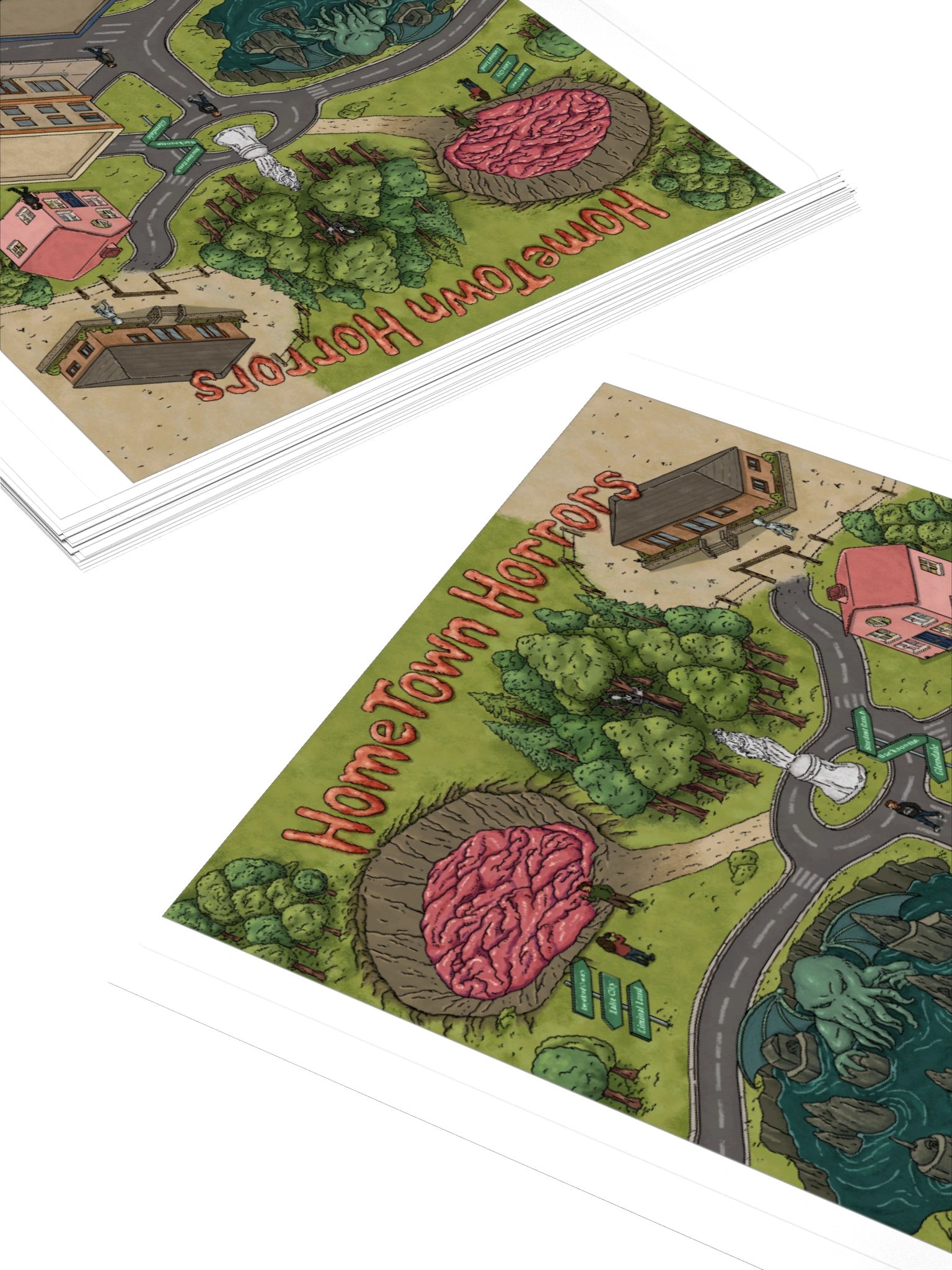 HOMETOWN HORRORS Sticker product image (12)
