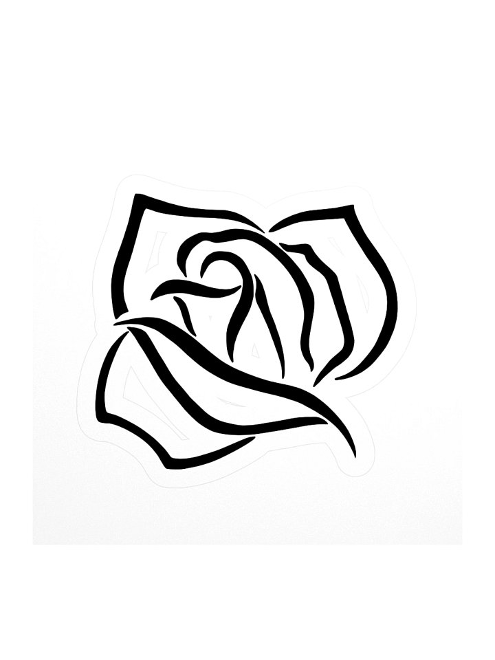 Lotus Rose Sticker product image (3)