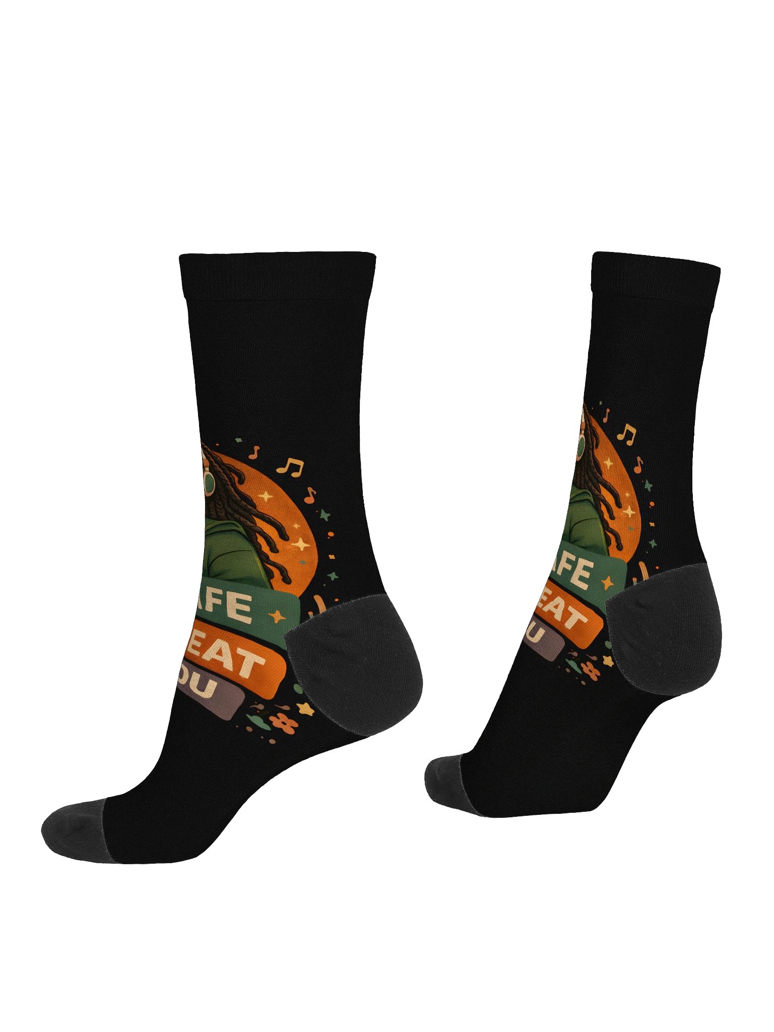 EcoChic Art Crew Socks product image (4)