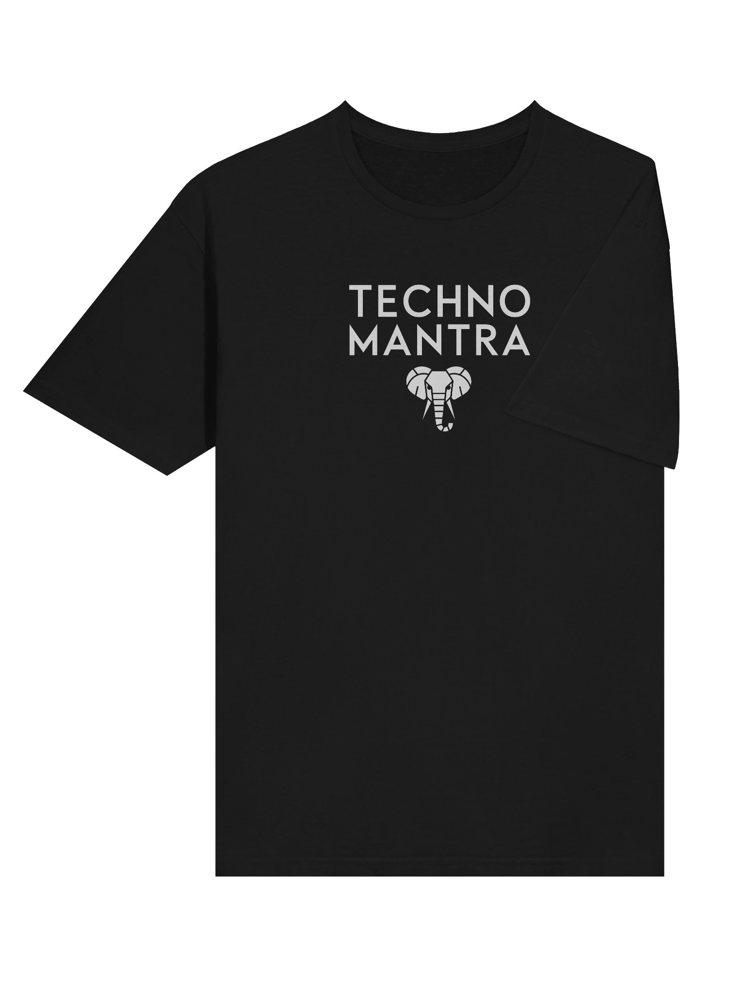 Techno Mantra White Logo 2 Unisex T-shirt product image (6)