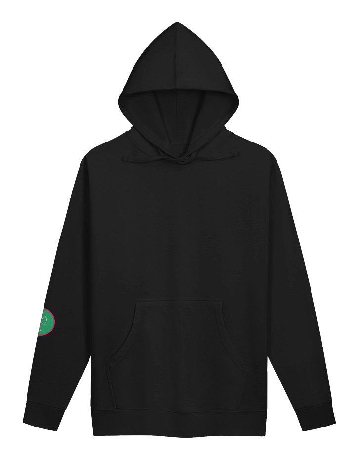 Fuschia Green Lucky Clover Fitted Hoodie product image (2)