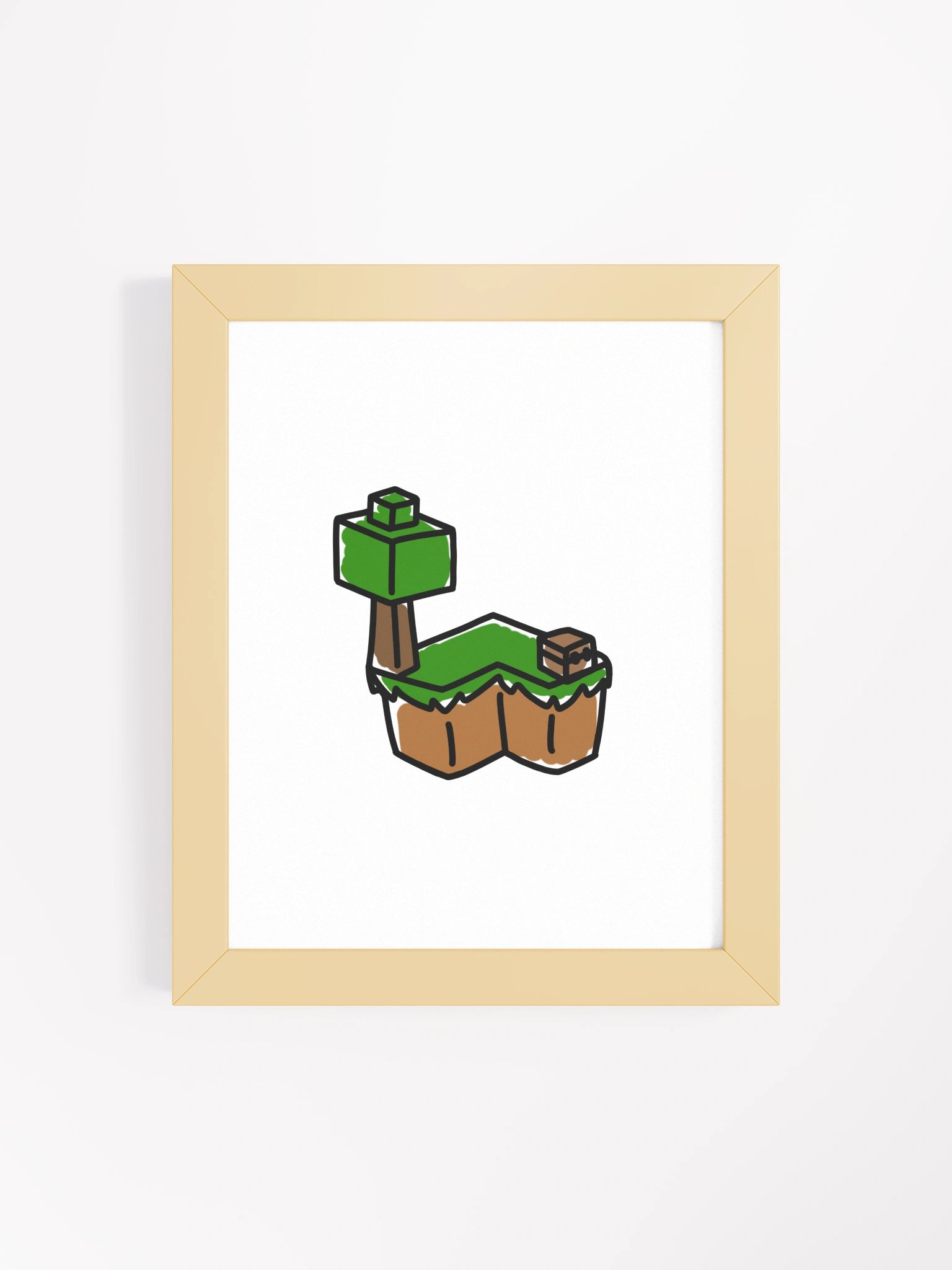 Skyblock Colored Doodle Art product image (4)