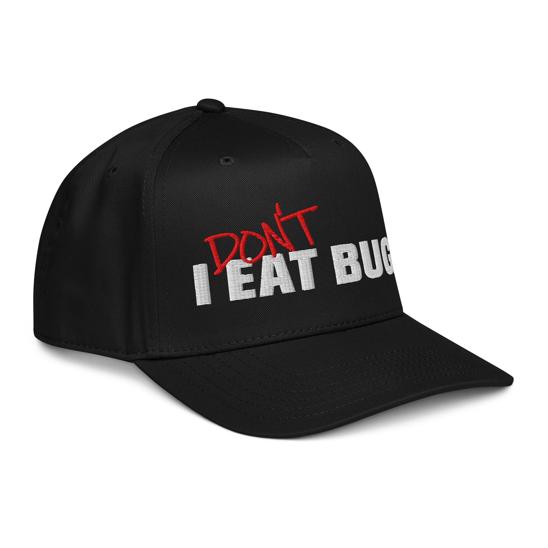 'I DON'T EAT BUGS' Embroidered Trucker Hat product image (3)