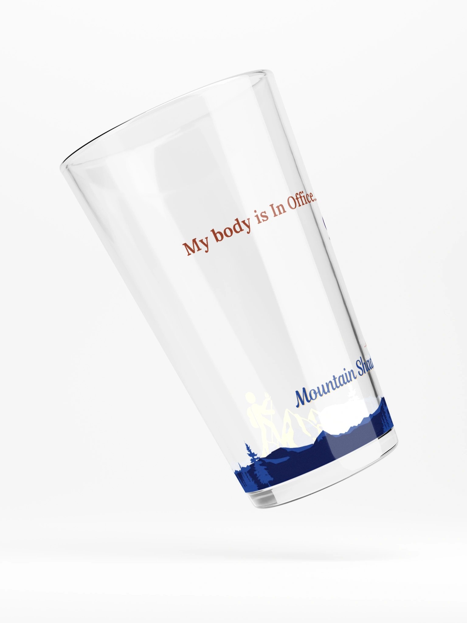 My Body is In Office Shaker Pint Glass product image (4)