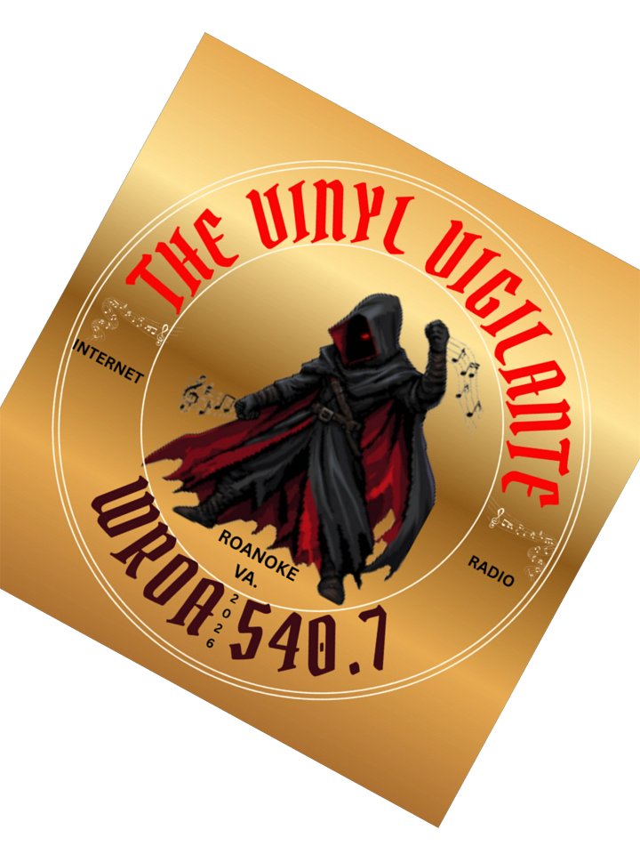 The Vinyl Vigilante Internet Radio Host Sticker product image (4)