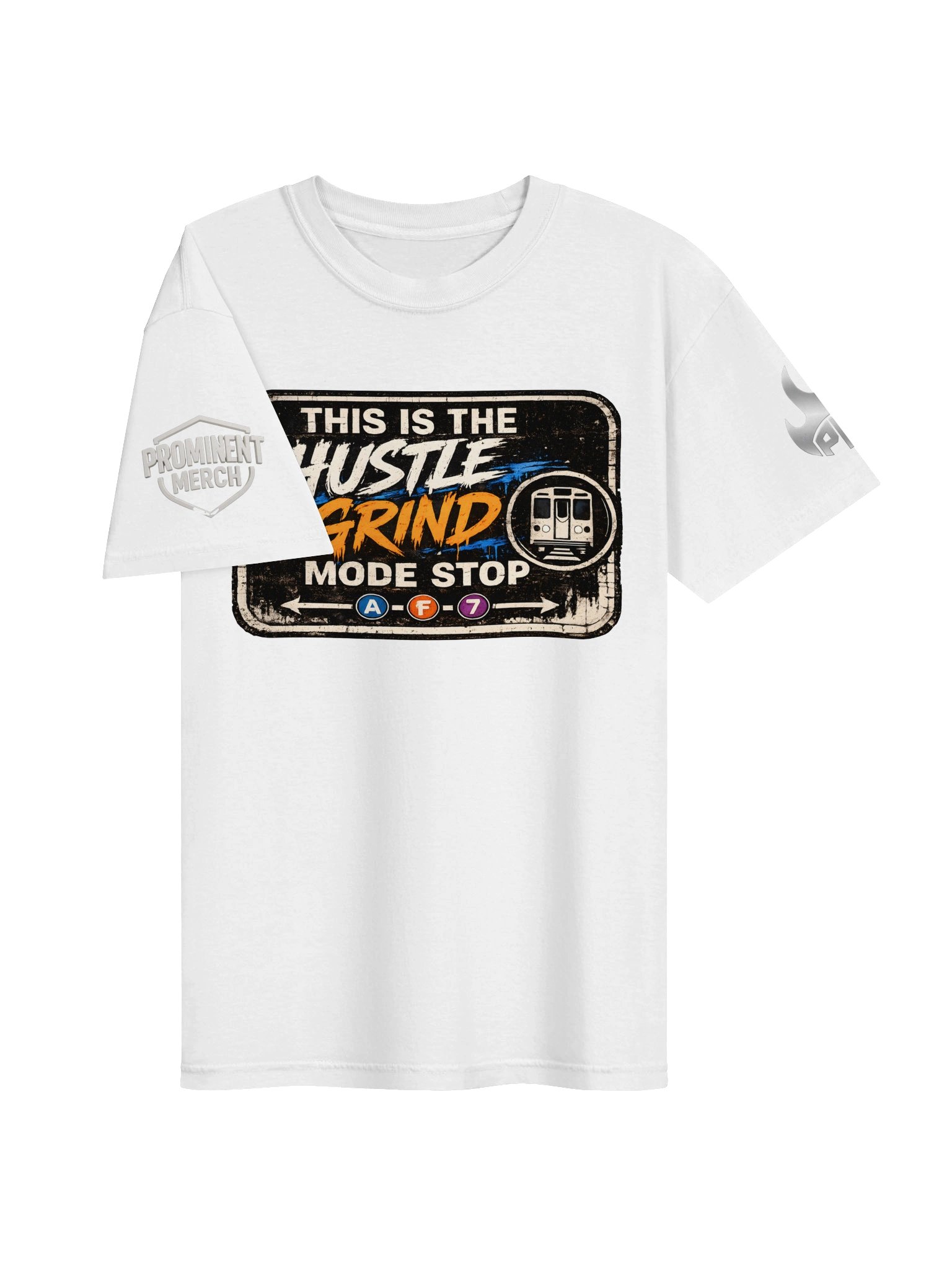 Hustle & Grind Mode Stop Graphic Tee product image (18)