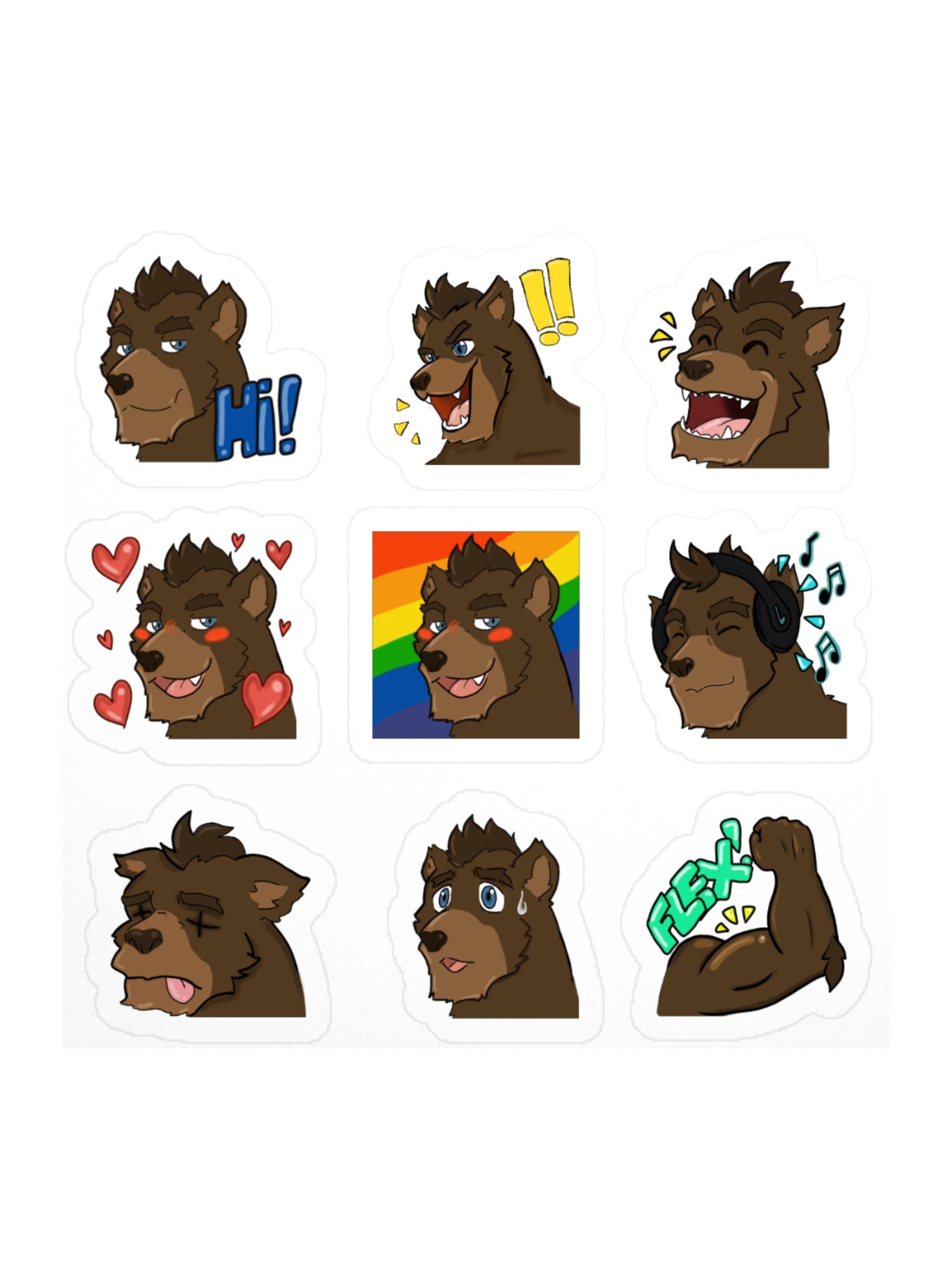 Ursonis Emotes - OG Sticker Pack product image (1)