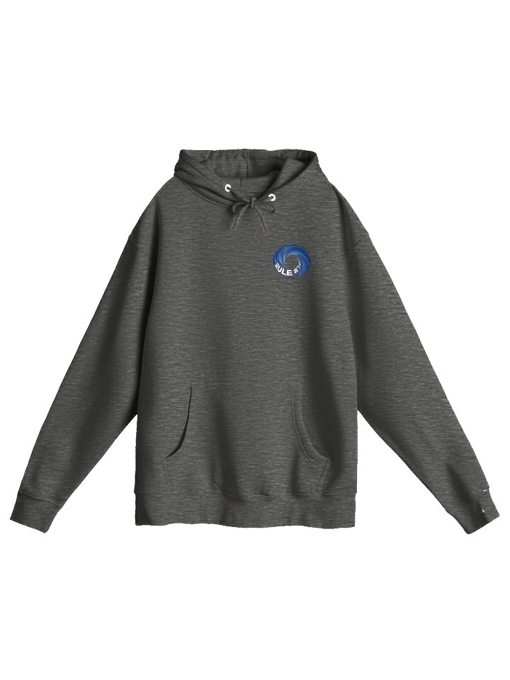 Rule #7 Front and Back Blue and White Hoodie product image (3)