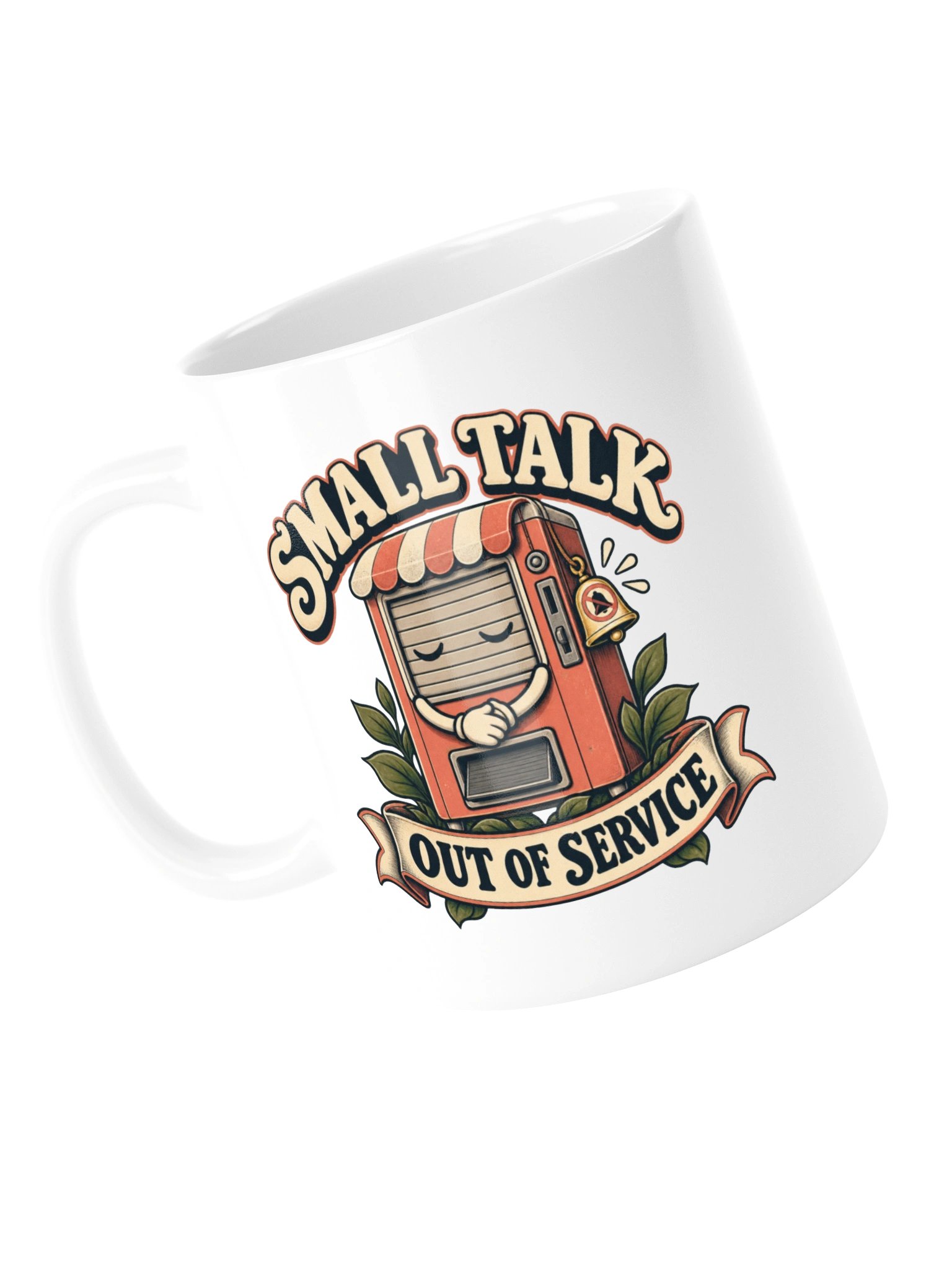 Small Talk Out of Service Retro Coffee Mug product image (14)