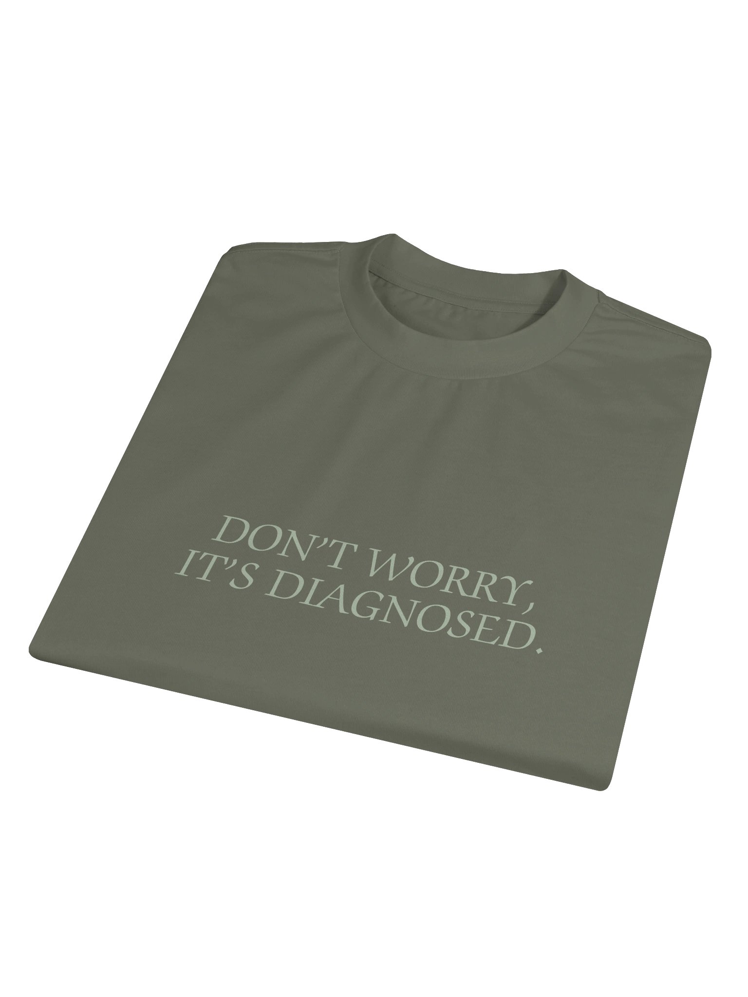 DW, IT'S DIAGNOSED (duotone green) heavyweight long-sleeve product image (4)