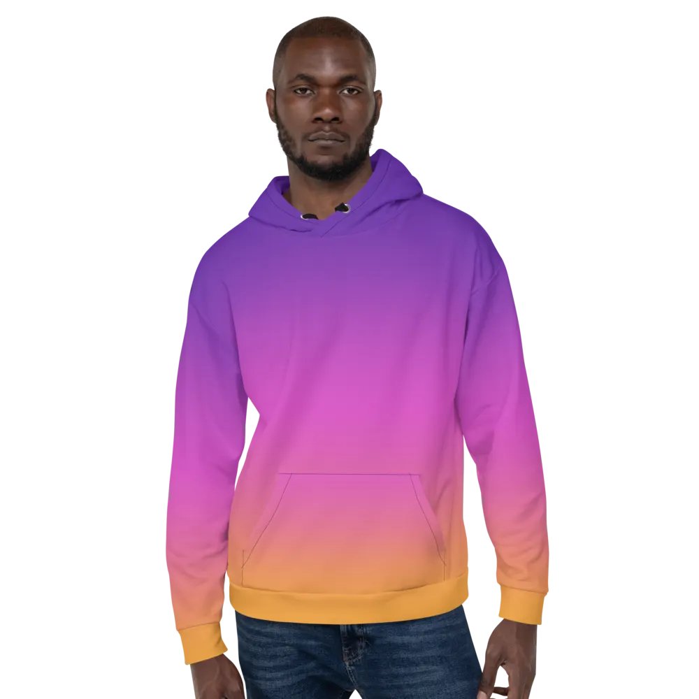Sunset Gradient Flag Wings Hoodie product image (8)