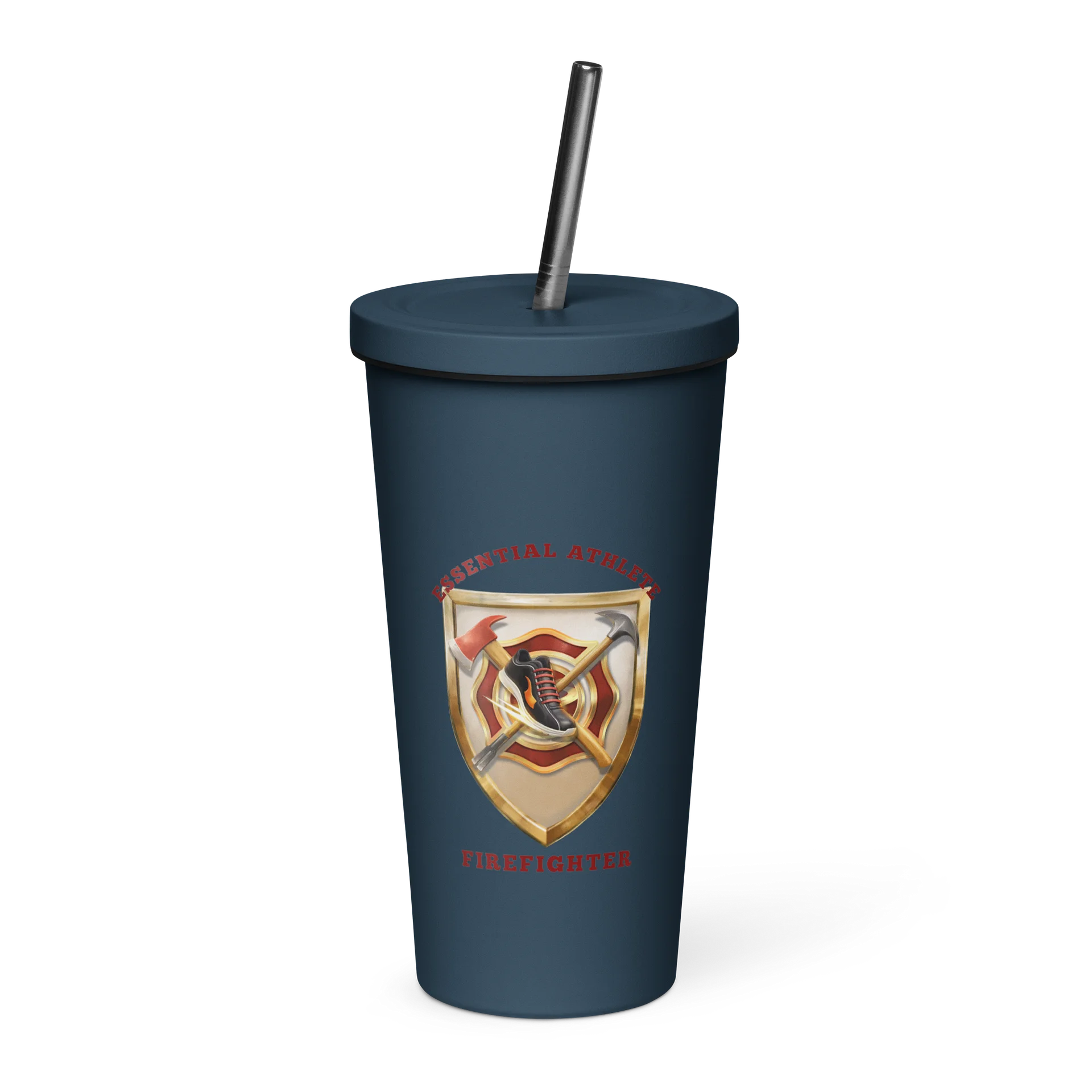 Shield Series: Firefighter Edition Tumbler with Straw product image (9)