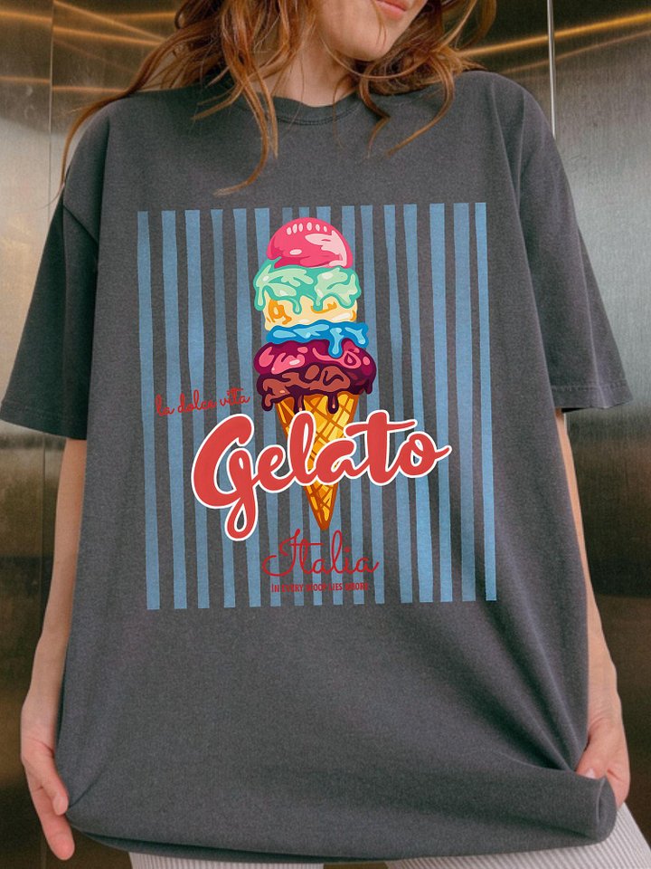 Retro Gelato La Dolce Vita T-shirt product image (1)