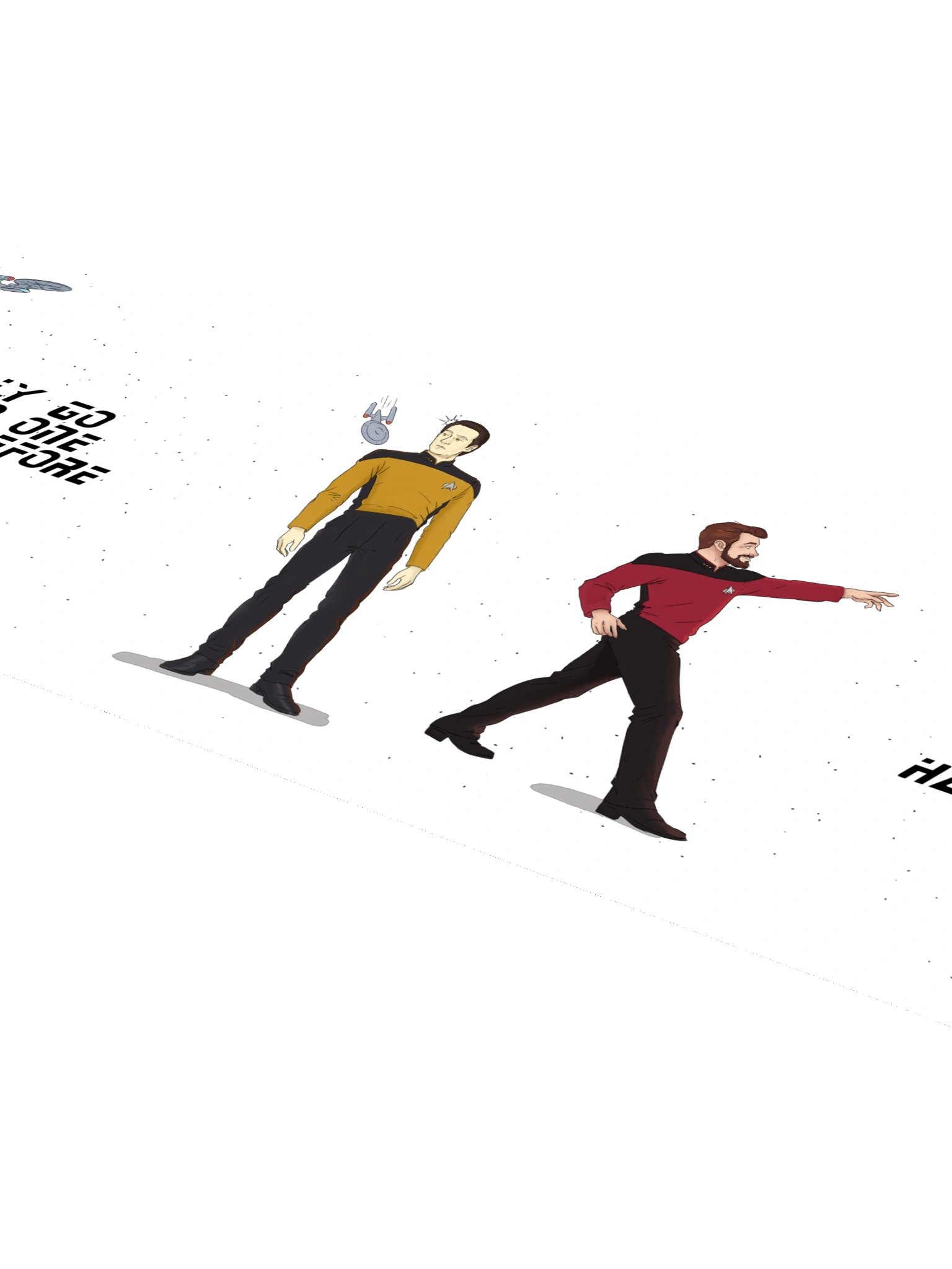 Reckless Landing - Black Text product image (4)
