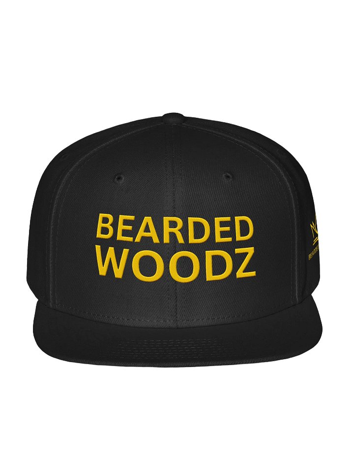 Bearded Woodz Snapback (Gold Embroidery) product image (1)