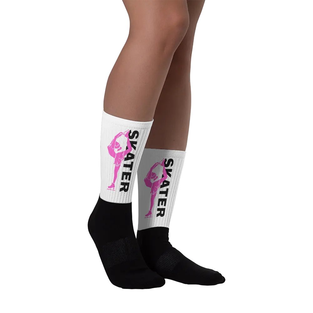 White SKATER Socks product image (2)