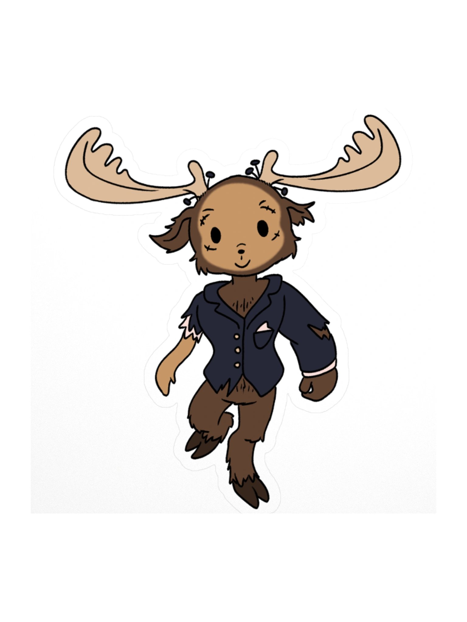 TIODM - Smol Walking Antler Sticker product image (1)