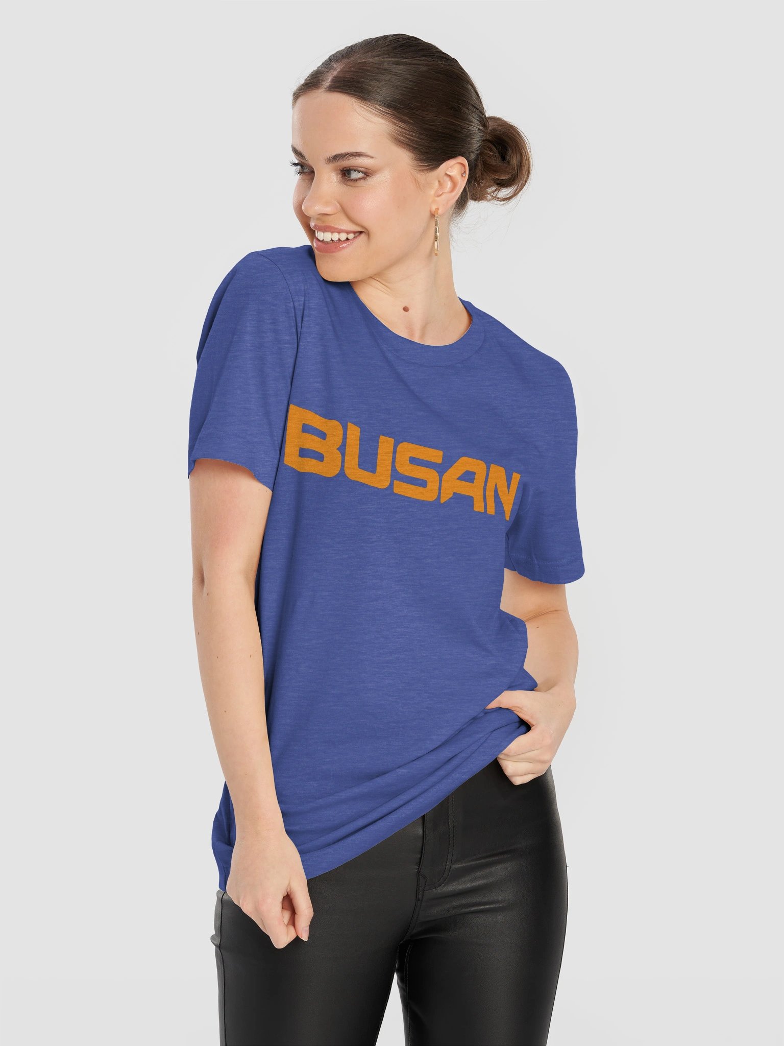 BUSAN Orange Letter T-Shirt product image (11)