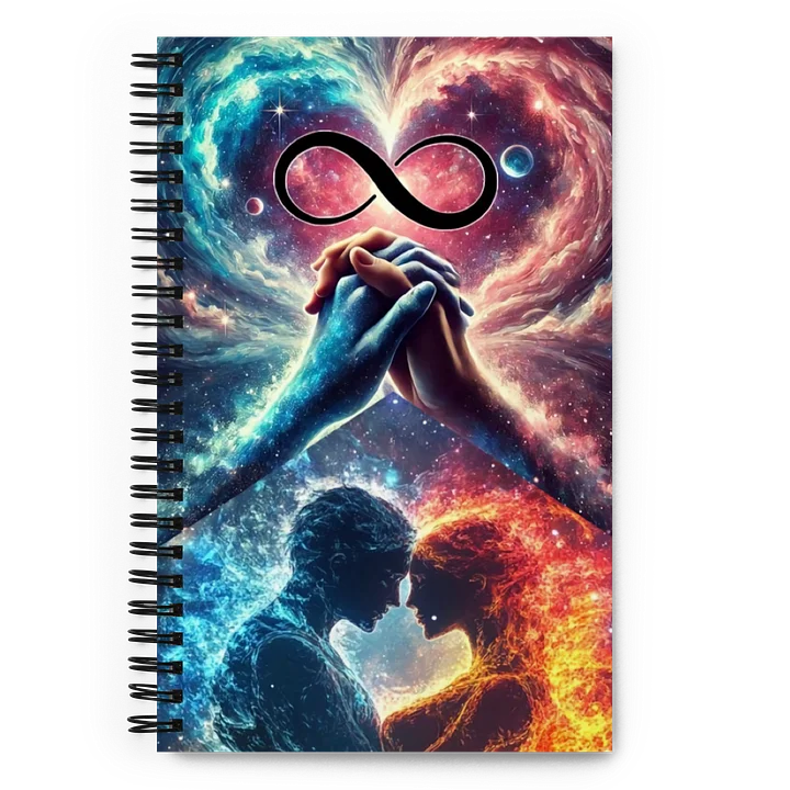 Twin Flame Unity -Spiral Notebook product image (1)