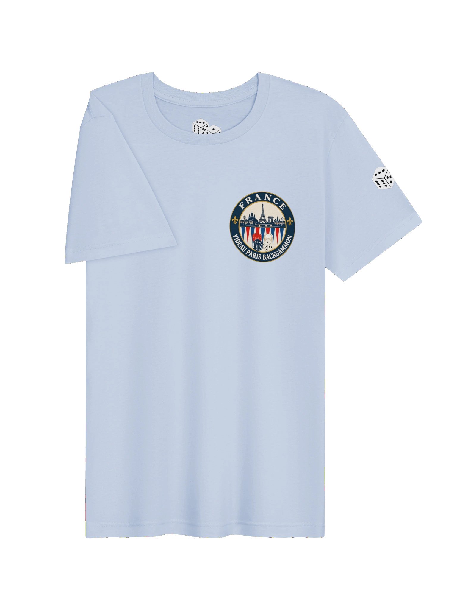 France Paris Backgammon Emblem Tee product image (3)