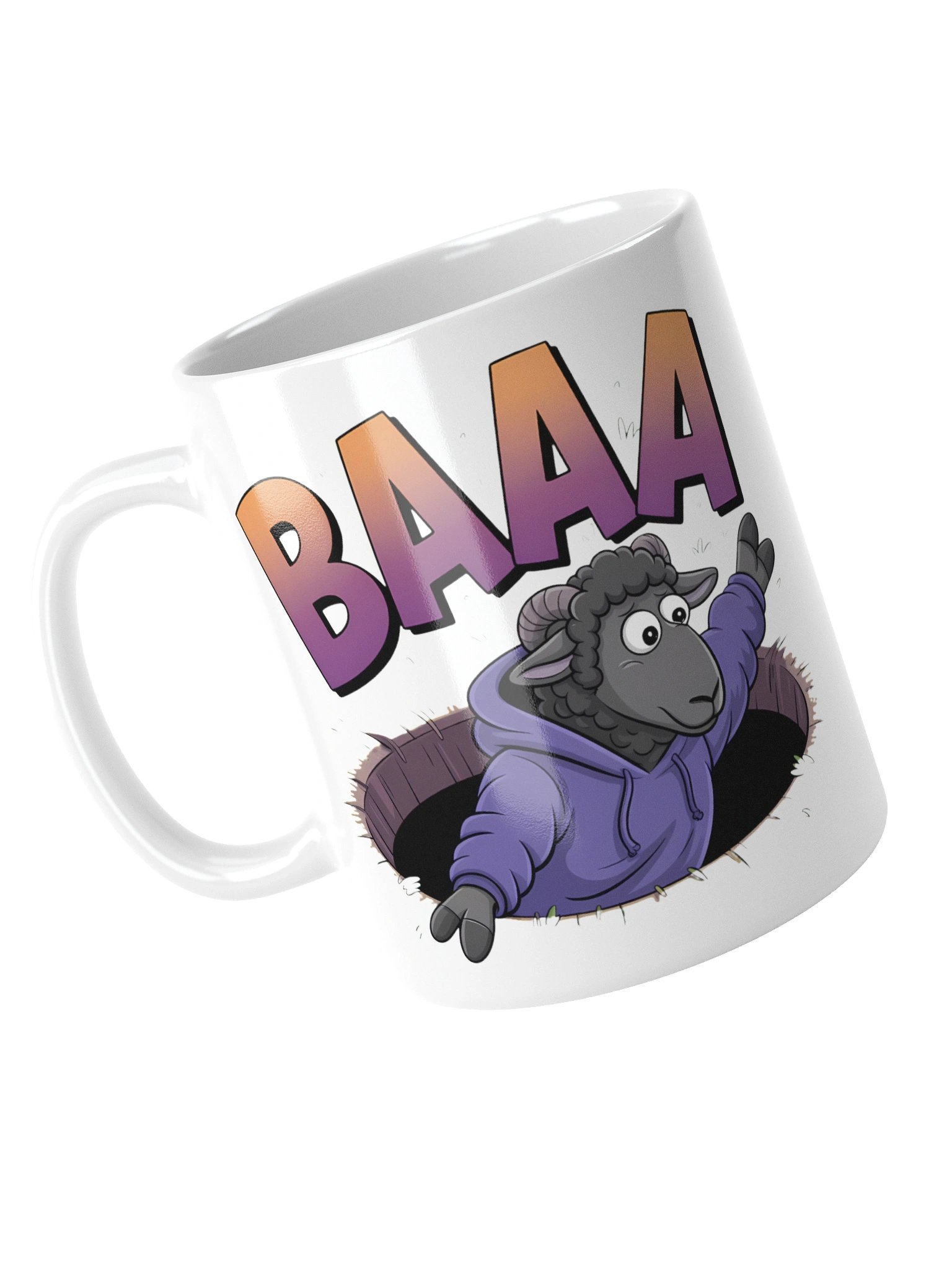 BAAA Help White Glossy Mug product image (11)