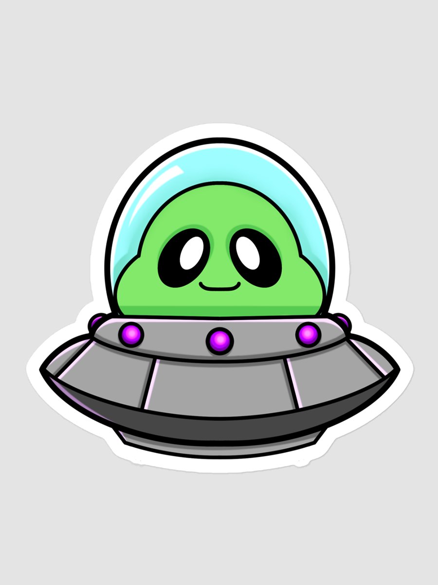 Alien Ship Sticka product image (1)