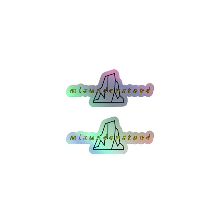 Misunderstood Holographic Sticker Sheet product image (1)