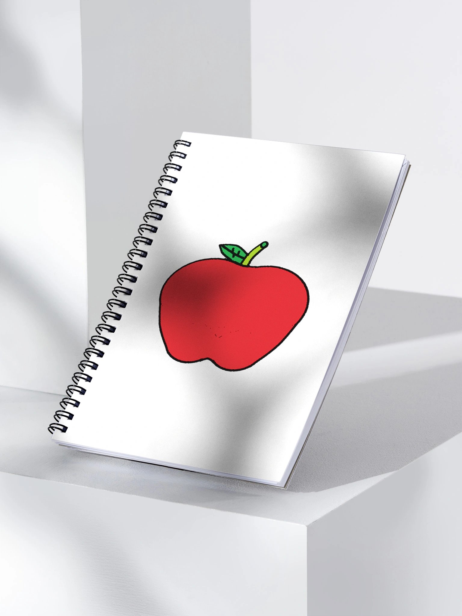 Cartoon Apple Spiral Notebook product image (3)